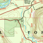 United States Geological Survey Belknap Springs, OR (1997, 24000-Scale) digital map
