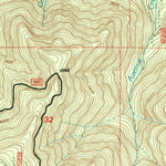 United States Geological Survey Belknap Springs, OR (1997, 24000-Scale) digital map