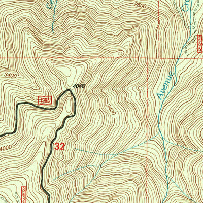 United States Geological Survey Belknap Springs, OR (1997, 24000-Scale) digital map