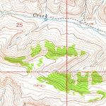 United States Geological Survey Bell Butte NE, WY (1962, 24000-Scale) digital map