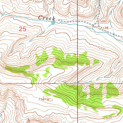United States Geological Survey Bell Butte NE, WY (1962, 24000-Scale) digital map