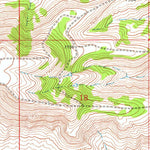 United States Geological Survey Bell Butte NE, WY (1962, 24000-Scale) digital map