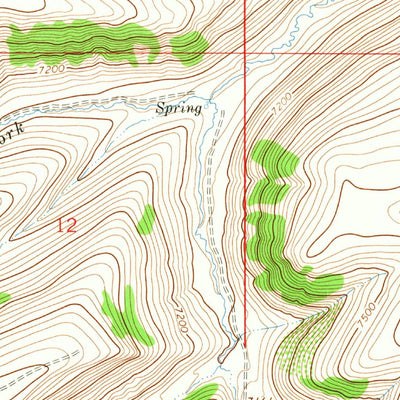 United States Geological Survey Bell Butte, WY (1962, 24000-Scale) digital map