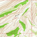 United States Geological Survey Bell Butte, WY (1962, 24000-Scale) digital map