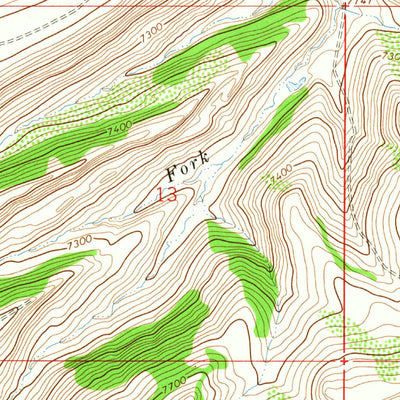 United States Geological Survey Bell Butte, WY (1962, 24000-Scale) digital map