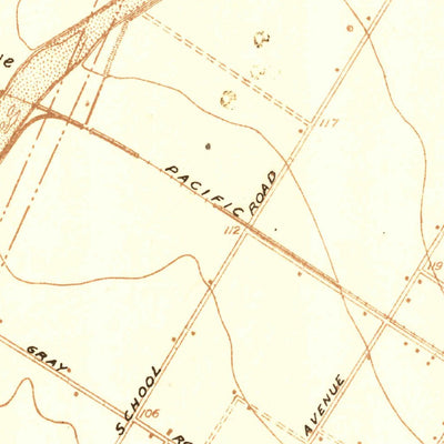 United States Geological Survey Bell, CA (1923, 24000-Scale) digital map