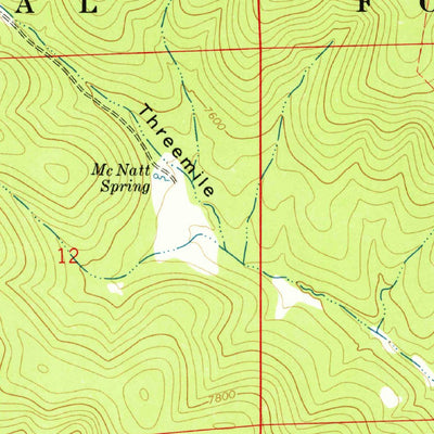 United States Geological Survey Bell Canyon, NM (1974, 24000-Scale) digital map