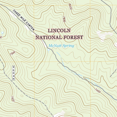 United States Geological Survey Bell Canyon, NM (2020, 24000-Scale) digital map