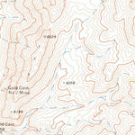 United States Geological Survey Bell Canyon, NV (1972, 24000-Scale) digital map