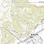 United States Geological Survey Bell City, MO (2021, 24000-Scale) digital map