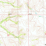 United States Geological Survey Bell Coulee East, ND (1980, 24000-Scale) digital map