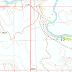 United States Geological Survey Bell Coulee West, ND (1980, 24000-Scale) digital map