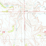United States Geological Survey Bell Coulee West, ND (1980, 24000-Scale) digital map