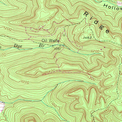 United States Geological Survey Bell Farm, KY (1954, 24000-Scale) digital map