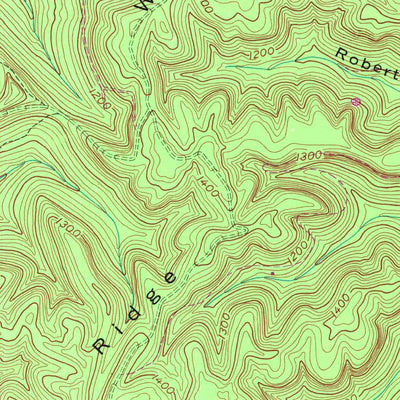 United States Geological Survey Bell Farm, KY (1954, 24000-Scale) digital map