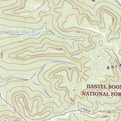 United States Geological Survey Bell Farm, KY (2022, 24000-Scale) digital map