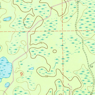 United States Geological Survey Bell, FL (1968, 24000-Scale) digital map