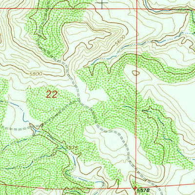 United States Geological Survey Bell Mountain, NM (1963, 24000-Scale) digital map