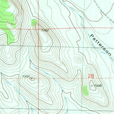 United States Geological Survey Bell Peak, NM (1981, 24000-Scale) digital map