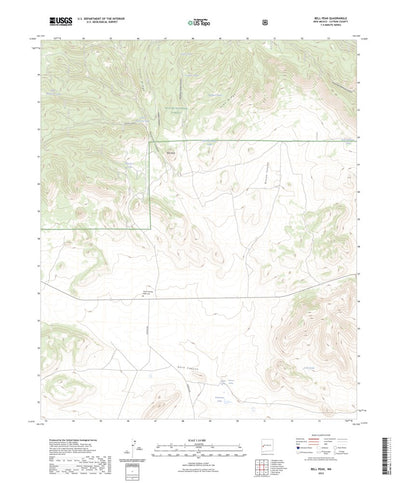 United States Geological Survey Bell Peak, NM (2023, 24000-Scale) digital map