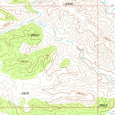 United States Geological Survey Bell Ridge West, MT (1954, 24000-Scale) digital map