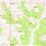 United States Geological Survey Bell Ridge West, MT (1954, 24000-Scale) digital map