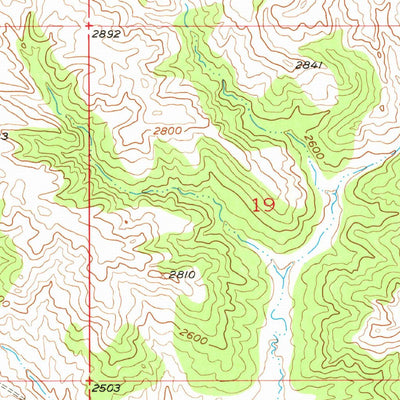 United States Geological Survey Bell Ridge West, MT (1954, 24000-Scale) digital map