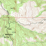 United States Geological Survey Bell Springs, CA (1969, 24000-Scale) digital map
