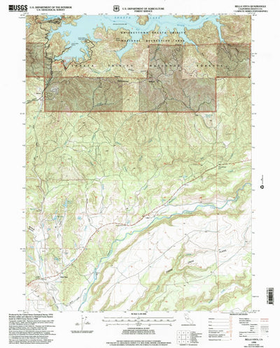 United States Geological Survey Bella Vista, CA (1998, 24000-Scale) digital map