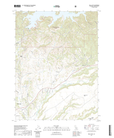 United States Geological Survey Bella Vista, CA (2021, 24000-Scale) digital map