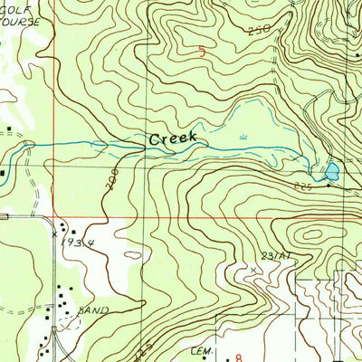 United States Geological Survey Bellaire, MI (1985, 24000-Scale) digital map