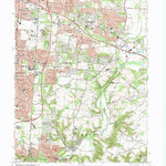United States Geological Survey Bellbrook, OH (1965, 24000-Scale) digital map