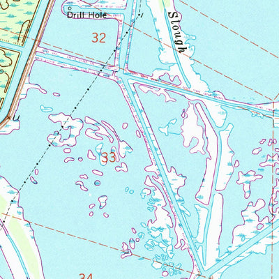 United States Geological Survey Belle Chasse, LA (1966, 24000-Scale) digital map