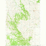 United States Geological Survey Belle Creek South, MT-WY (1970, 24000-Scale) digital map