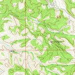 United States Geological Survey Belle Creek South, MT-WY (1970, 24000-Scale) digital map