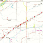 United States Geological Survey Belle Fourche, SD (1954, 24000-Scale) digital map