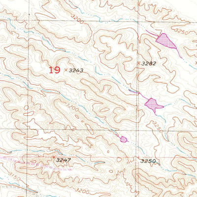 United States Geological Survey Belle Fourche, SD (1954, 24000-Scale) digital map