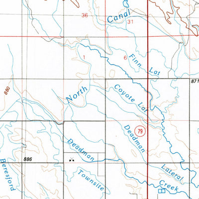 United States Geological Survey Belle Fourche, SD (1983, 100000-Scale) digital map