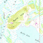 United States Geological Survey Belle Isle, LA (1966, 24000-Scale) digital map