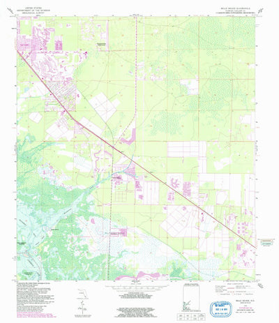 United States Geological Survey Belle Meade, FL (1958, 24000-Scale) digital map
