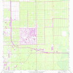 United States Geological Survey Belle Meade NW, FL (1958, 24000-Scale) digital map