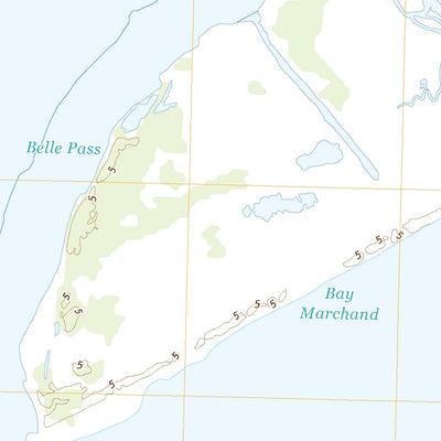 United States Geological Survey Belle Pass, LA (2020, 24000-Scale) digital map