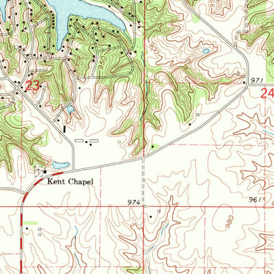United States Geological Survey Belle Plaine SW, IA (1968, 24000-Scale) digital map