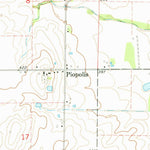 United States Geological Survey Belle Prairie City, IL (1974, 24000-Scale) digital map