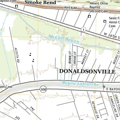 United States Geological Survey Belle Rose, LA (2020, 24000-Scale) digital map