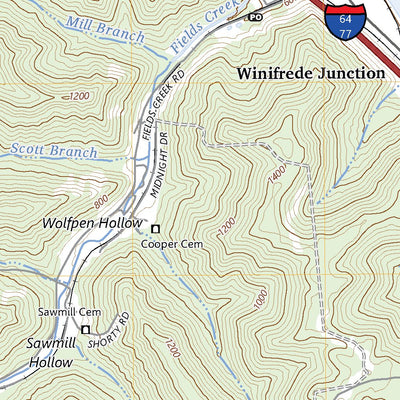 United States Geological Survey Belle, WV (2023, 24000-Scale) digital map