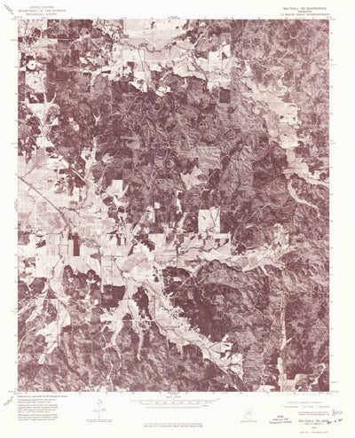 United States Geological Survey Bellefontaine, MS (1976, 24000-Scale) digital map