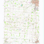 United States Geological Survey Bellefontaine, OH (1960, 24000-Scale) digital map