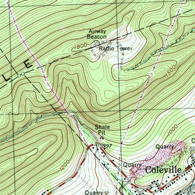 United States Geological Survey Bellefonte, PA (1998, 24000-Scale) digital map