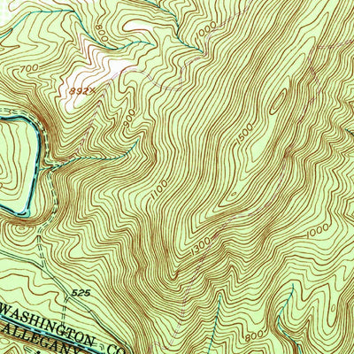 United States Geological Survey Bellegrove, MD-PA-WV (1951, 24000-Scale) digital map